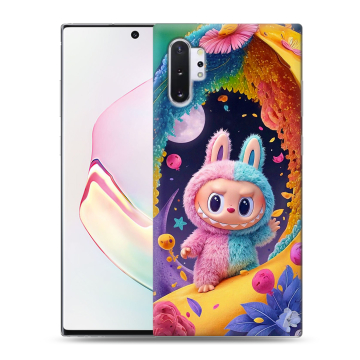 Силиконовый чехол на Samsung Galaxy Note 10 Plus с принтом Labubu Лабубу