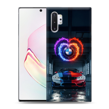 Силиконовый чехол на Samsung Galaxy Note 10 Plus с принтом BMW БМВ Силиконовый чехол на Samsung Galaxy Note 10 Plus с принтом BMW БМВ