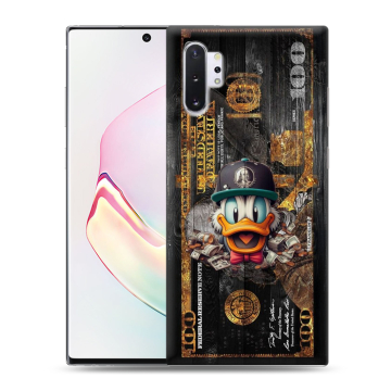 Силиконовый чехол на Samsung Galaxy Note 10 Plus с принтом Дональд Дак Доллар Силиконовый чехол на Samsung Galaxy Note 10 Plus с принтом Дональд Дак Доллар