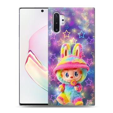 Силиконовый чехол на Samsung Galaxy Note 10 Plus с принтом Labubu Лабубу Силиконовый чехол на Samsung Galaxy Note 10 Plus с принтом Labubu Лабубу