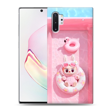 Силиконовый чехол на Samsung Galaxy Note 10 Plus с принтом Labubu Лабубу Силиконовый чехол на Samsung Galaxy Note 10 Plus с принтом Labubu Лабубу