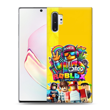 Силиконовый чехол на Samsung Galaxy Note 10 Plus с принтом Roblox Роблокс Силиконовый чехол на Samsung Galaxy Note 10 Plus с принтом Roblox Роблокс