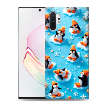 Силиконовый чехол на Samsung Galaxy Note 10 Plus с принтом Новый год Силиконовый чехол на Samsung Galaxy Note 10 Plus с принтом Новый год