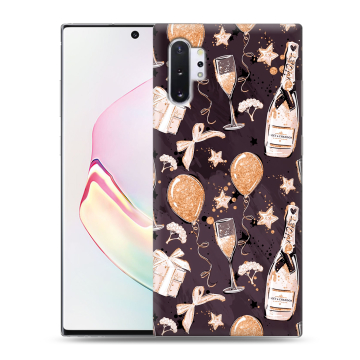 Силиконовый чехол на Samsung Galaxy Note 10 Plus с принтом Новый год Силиконовый чехол на Samsung Galaxy Note 10 Plus с принтом Новый год