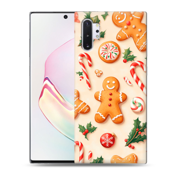 Силиконовый чехол на Samsung Galaxy Note 10 Plus с принтом Новый год Силиконовый чехол на Samsung Galaxy Note 10 Plus с принтом Новый год