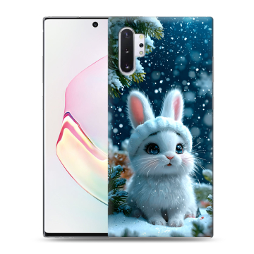 Силиконовый чехол на Samsung Galaxy Note 10 Plus с принтом Новый год Силиконовый чехол на Samsung Galaxy Note 10 Plus с принтом Новый год