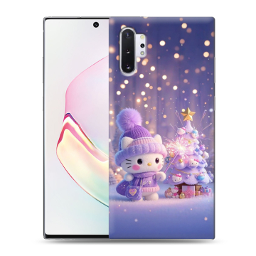Силиконовый чехол на Samsung Galaxy Note 10 Plus с принтом Новый год Силиконовый чехол на Samsung Galaxy Note 10 Plus с принтом Новый год