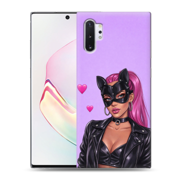 Силиконовый чехол на Samsung Galaxy Note 10 Plus с принтом женский Силиконовый чехол на Samsung Galaxy Note 10 Plus с принтом женский