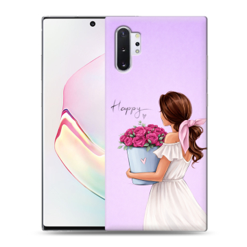 Силиконовый чехол на Samsung Galaxy Note 10 Plus с принтом женский Силиконовый чехол на Samsung Galaxy Note 10 Plus с принтом женский