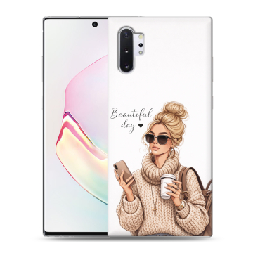 Силиконовый чехол на Samsung Galaxy Note 10 Plus с принтом женский Силиконовый чехол на Samsung Galaxy Note 10 Plus с принтом женский