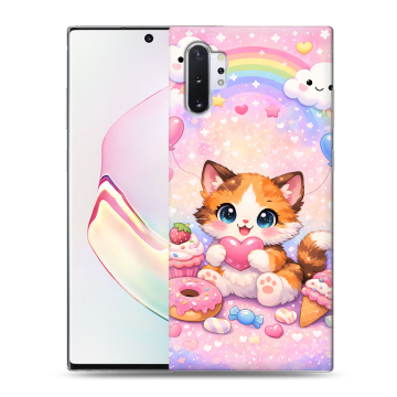 Силиконовый чехол на Samsung Galaxy Note 10 Plus с принтом для девочек Силиконовый чехол на Samsung Galaxy Note 10 Plus с принтом для девочек