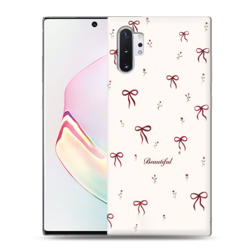 Силиконовый чехол на Samsung Galaxy Note 10 Plus с принтом для девочек