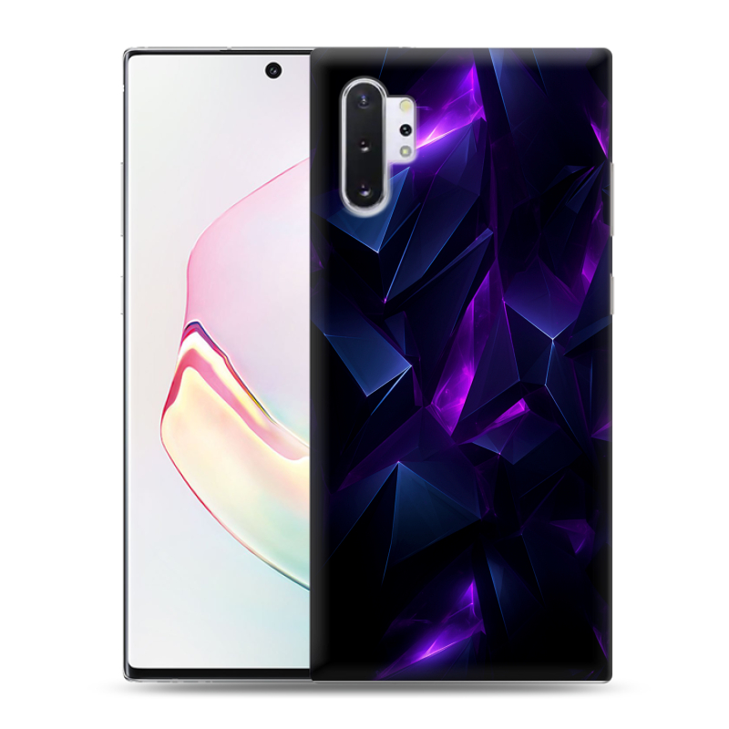 Силиконовый противоударный чехол на Samsung Galaxy Note 10 Plus с принтом Абстракиция Силиконовый противоударный чехол на Samsung Galaxy Note 10 Plus с принтом Абстракиция