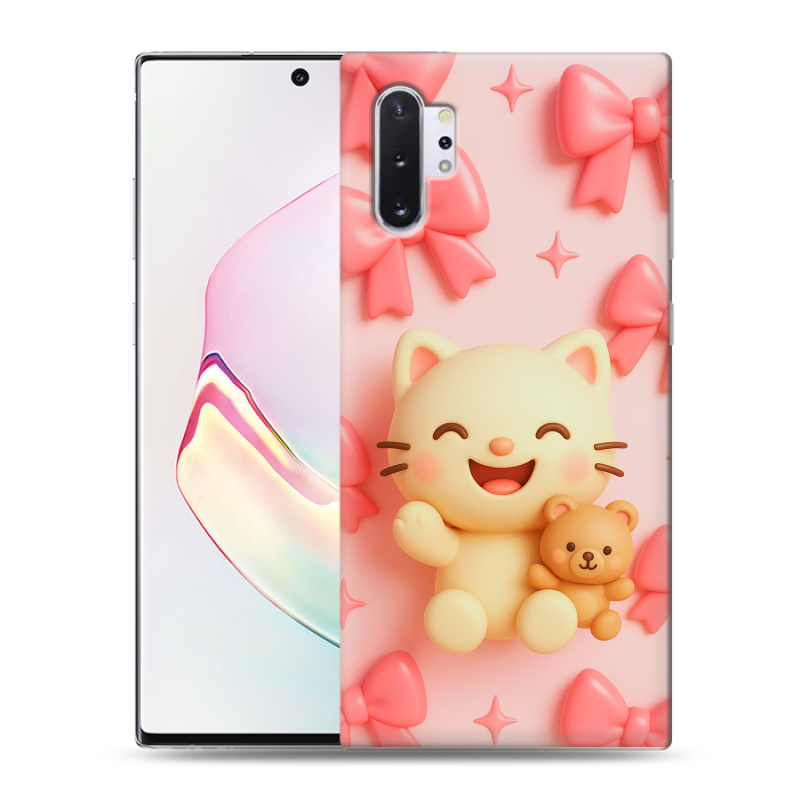Силиконовый чехол на Samsung Galaxy Note 10 Plus с принтом для девочек Силиконовый чехол на Samsung Galaxy Note 10 Plus с принтом для девочек