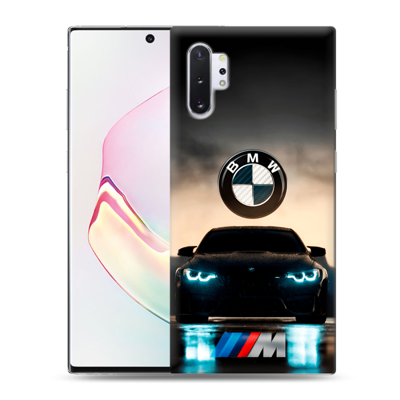 Силиконовый чехол на Samsung Galaxy Note 10 Plus с принтом БМВ BMW Силиконовый чехол на Samsung Galaxy Note 10 Plus с принтом БМВ BMW