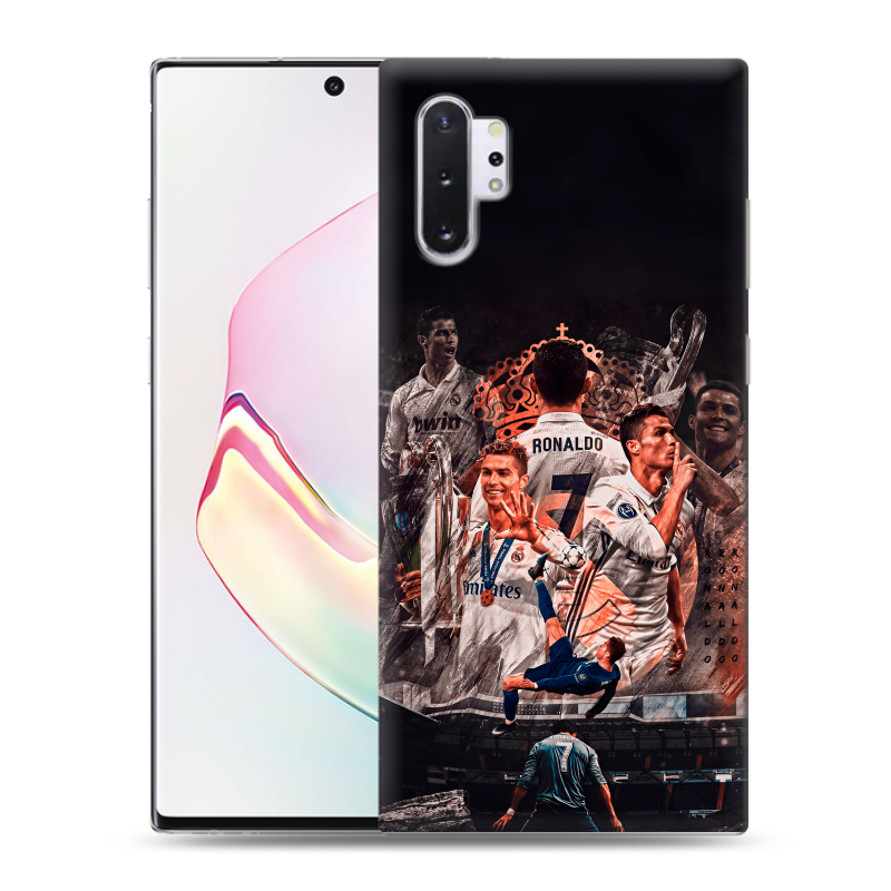 Силиконовый чехол на Samsung Galaxy Note 10 Plus с принтом Реал Роналдо Real Ronaldo Силиконовый чехол на Samsung Galaxy Note 10 Plus с принтом Реал Роналдо Real Ronaldo