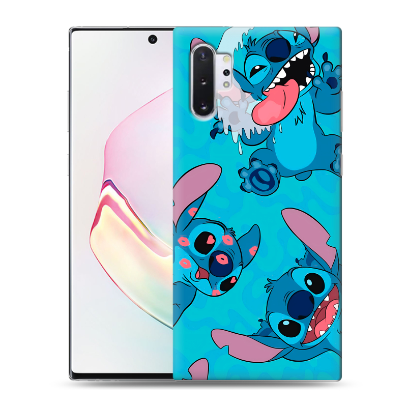 Силиконовый чехол на Samsung Galaxy Note 10 Plus с принтом Лило и Стич Силиконовый чехол на Samsung Galaxy Note 10 Plus с принтом Лило и Стич