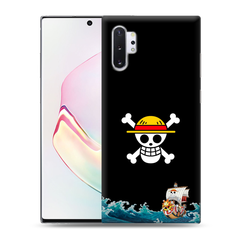 Силиконовый чехол на Samsung Galaxy Note 10 Plus с принтом One Piece Ван Пис Силиконовый чехол на Samsung Galaxy Note 10 Plus с принтом One Piece Ван Пис