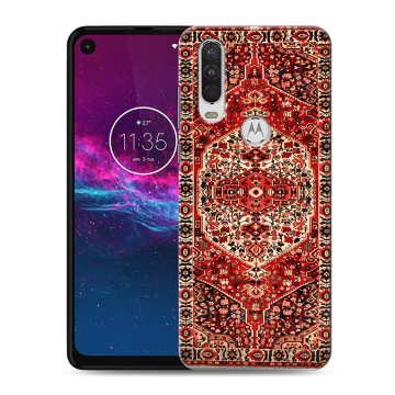 Силиконовый чехол на Motorola One Action с принтом Ковер