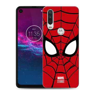 Силиконовый чехол на Motorola One Action с принтом человек паук spiderman