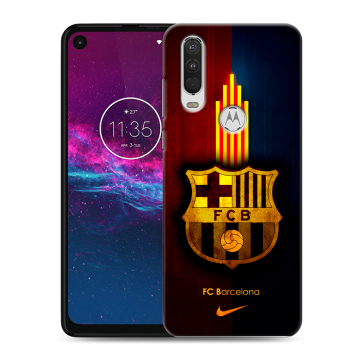 Силиконовый чехол на Motorola One Action с принтом Барселона Barcelona