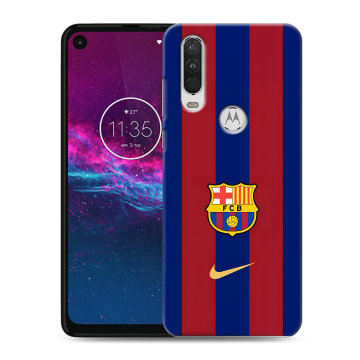 Силиконовый чехол на Motorola One Action с принтом Барселона Barcelona