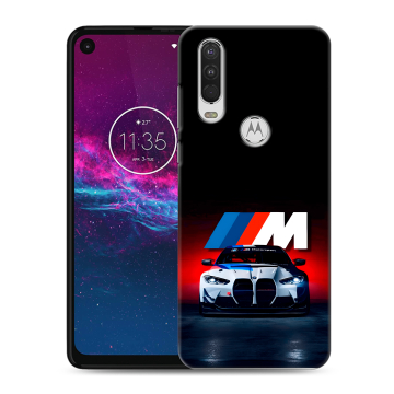 Силиконовый чехол на Motorola One Action с принтом БМВ BMW