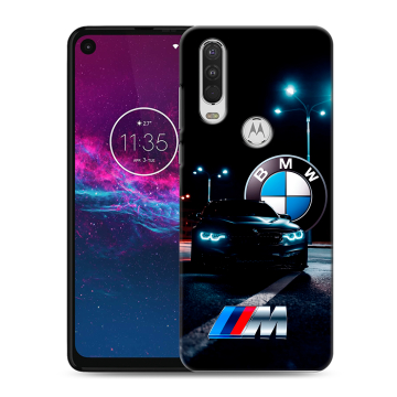 Силиконовый чехол на Motorola One Action с принтом БМВ BMW