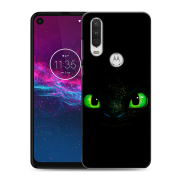 Силиконовый чехол на Motorola One Action с принтом Как приручить дракона