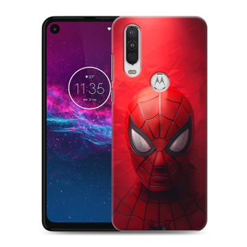 Силиконовый чехол на Motorola One Action с принтом Spiderman Человек паук