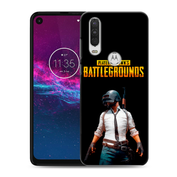 Силиконовый чехол на Motorola One Action с принтом PUGB ПАГБ