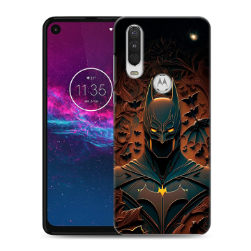 Силиконовый чехол на Motorola One Action с принтом Batman Бэтмен Силиконовый чехол на Motorola One Action с принтом Batman Бэтмен