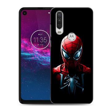 Силиконовый чехол на Motorola One Action с принтом Spiderman Человек паук