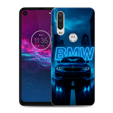 Силиконовый чехол на Motorola One Action с принтом BMW БМВ