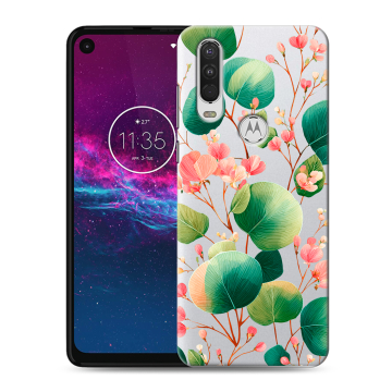 Силиконовый чехол на Motorola One Action с принтом женский Силиконовый чехол на Motorola One Action с принтом женский