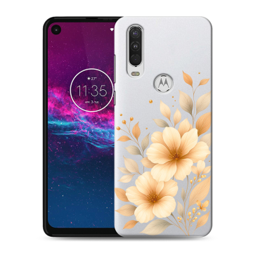 Силиконовый чехол на Motorola One Action с принтом для девушки Силиконовый чехол на Motorola One Action с принтом для девушки
