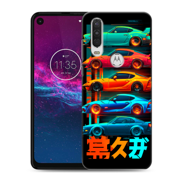 Силиконовый чехол на Motorola One Action с принтом машины тачки Силиконовый чехол на Motorola One Action с принтом машины тачки