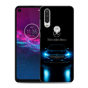 Силиконовый чехол на Motorola One Action с принтом Mercedes Мерседес
