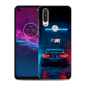 Силиконовый чехол на Motorola One Action с принтом BMW БМВ
