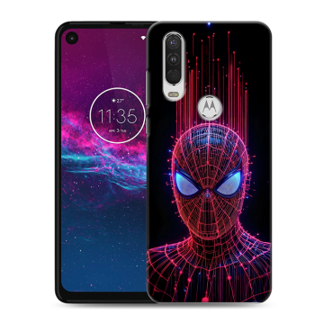 Силиконовый чехол на Motorola One Action с принтом Spiderman Человек паук