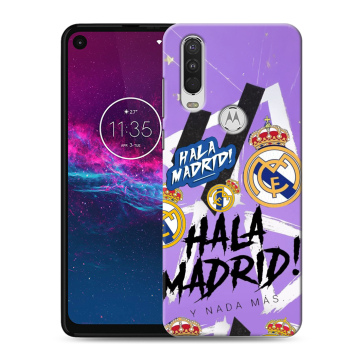 Силиконовый чехол на Motorola One Action с принтом Real Madrid Реал Мадрид
