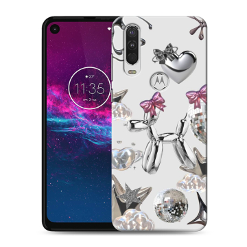 Силиконовый чехол на Motorola One Action с принтом Y2K
