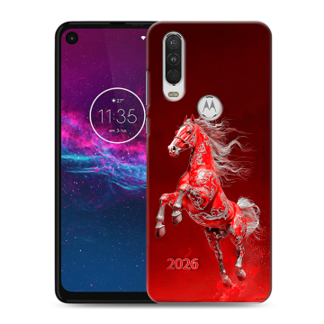 Силиконовый чехол на Motorola One Action с принтом Новый год Силиконовый чехол на Motorola One Action с принтом Новый год