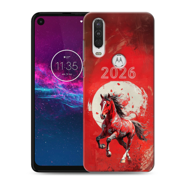 Силиконовый чехол на Motorola One Action с принтом Новый год Силиконовый чехол на Motorola One Action с принтом Новый год