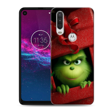Силиконовый чехол на Motorola One Action с принтом Новый год Силиконовый чехол на Motorola One Action с принтом Новый год