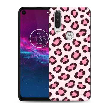 Силиконовый чехол на Motorola One Action с принтом для девочек