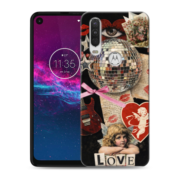 Силиконовый чехол на Motorola One Action с принтом для девочек Силиконовый чехол на Motorola One Action с принтом для девочек