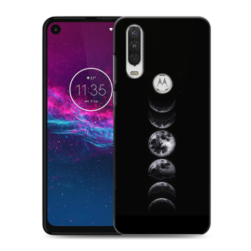 Силиконовый чехол на Motorola One Action с принтом женский