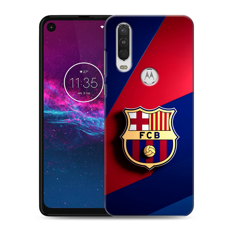 Силиконовый чехол на Motorola One Action с принтом Барселона Barcelona Силиконовый чехол на Motorola One Action с принтом Барселона Barcelona