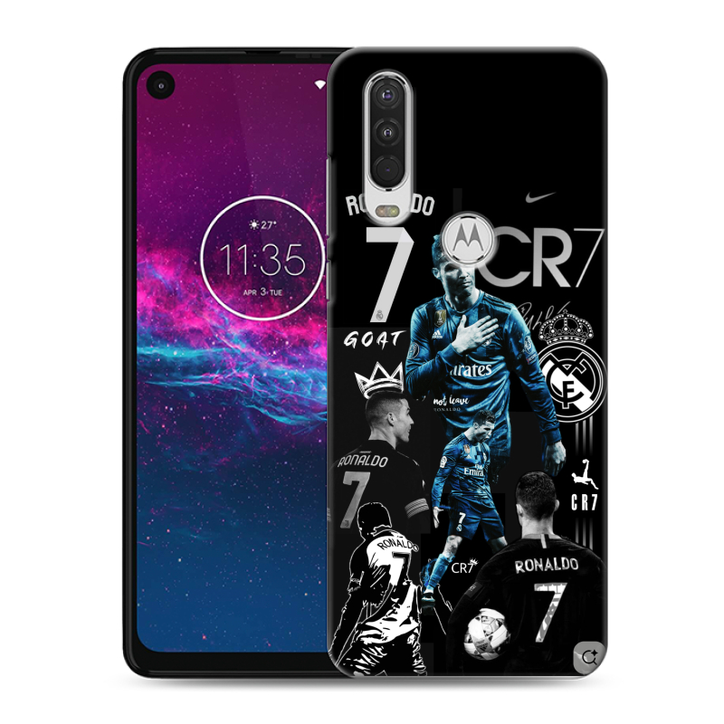 Силиконовый чехол на Motorola One Action с принтом Реал Роналдо Силиконовый чехол на Motorola One Action с принтом Реал Роналдо